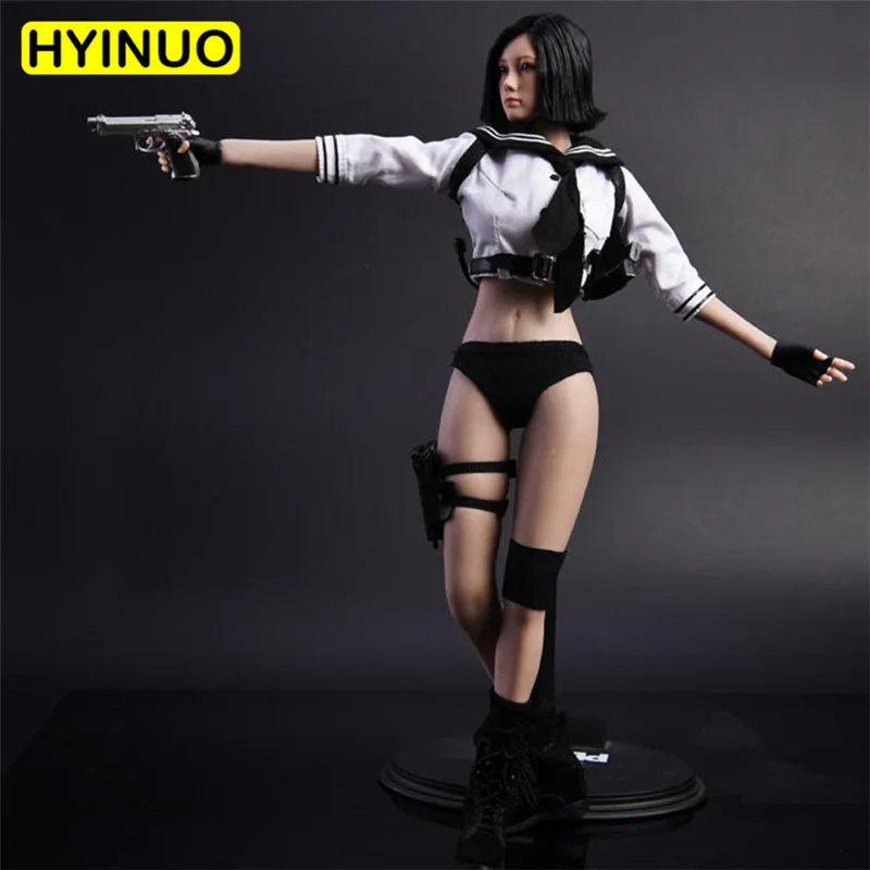 

2 Colors 1/6 Scale Women Sexy Agent Uniform Female Sexy Student Wear Clothes Clothing Set For 12" Action Figure Female Body Doll