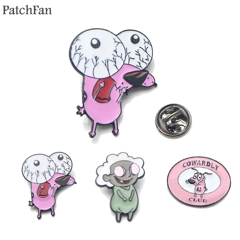

Patchfan Cartoon Zinc alloy tie pins badges para shirt bag clothes backpack shoes brooches badges medals A1499