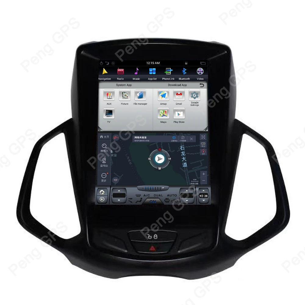 Автомобильный DVD-плеер 10 4 &quotIPS-экран Android CD-плеер для FORD EcoSport 2013 + GPS навигация 1024X600