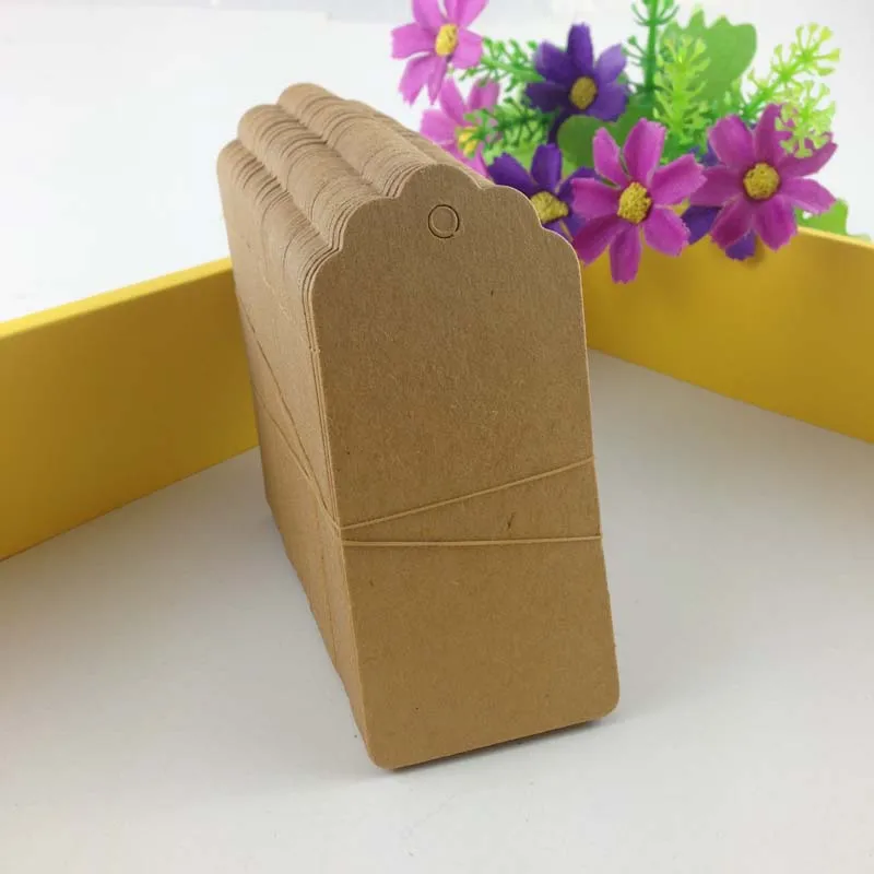 Креативные крафт-бирки 9 5x4 5 см 200 шт./лот этикетки для одежды пустые бумажные