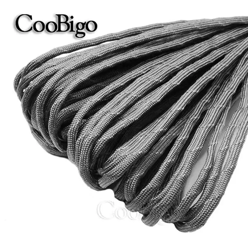 C9 328FT(100 м) светоотражающий парашют 550 шнур веревка Mil Spec type III 7 Core Strand Paracord браслет Пряжка Открытый лагерь 12 цветов - Цвет: C9