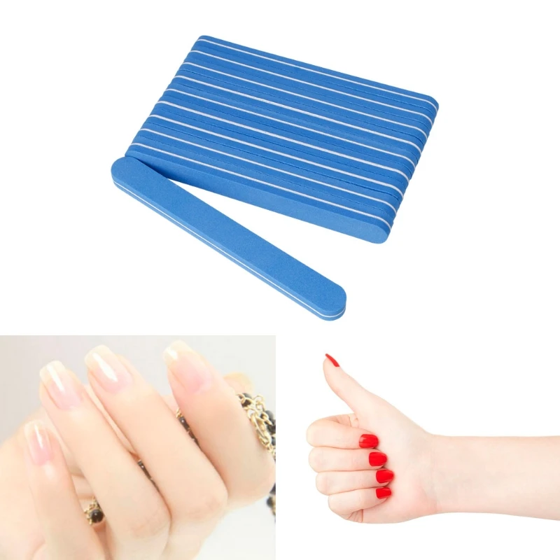 1 шт. двусторонняя Шлифовальная Пилка для маникюра и педикюра 100/180 Грит|nail file