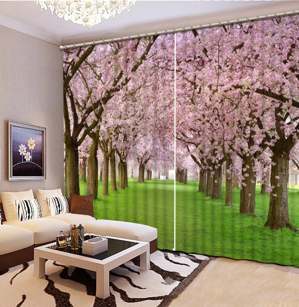 

European Luxury Black Window Curtains For Bedroom Living Room 3d Curtain Flowers and jewelry Window Modern Curtains