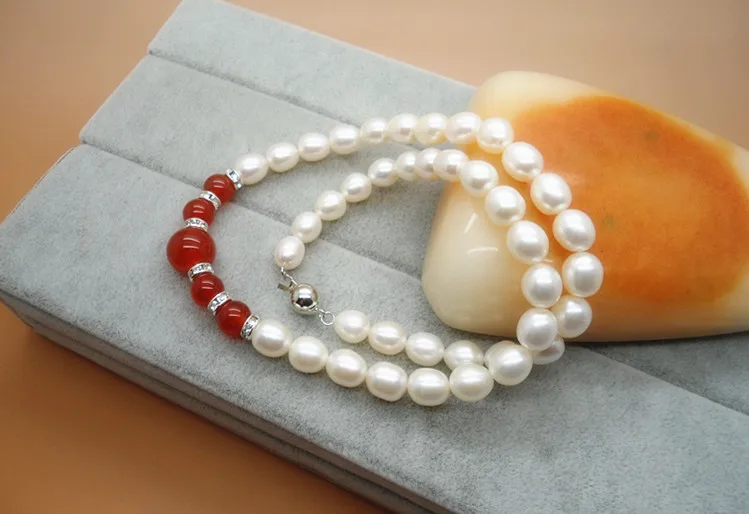 Вечная Свадьба Женский подарок Слово 925 натуральный жемчуг камень 3 набора