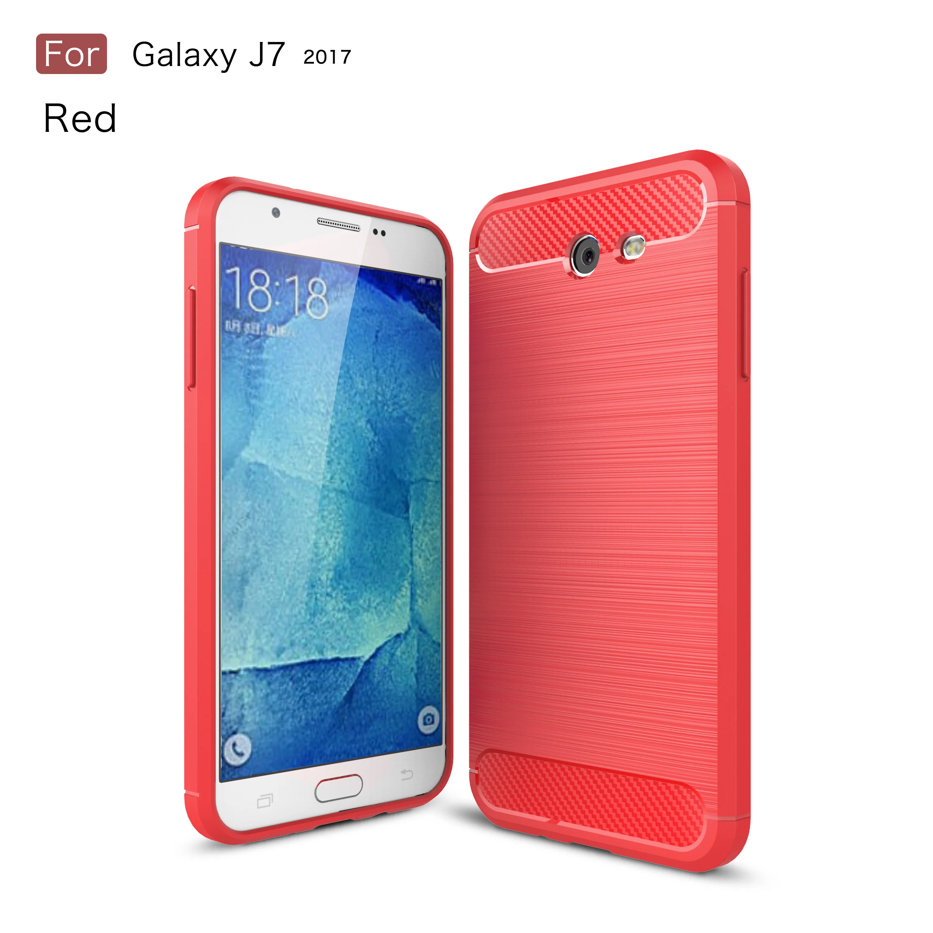 Fitted Case For Samsung Galaxy J7 V J 7 Verizon SM-J727 SM-J727V Bumper Phone Silicon TPU Cover J7Verizon SM J727 J727V |