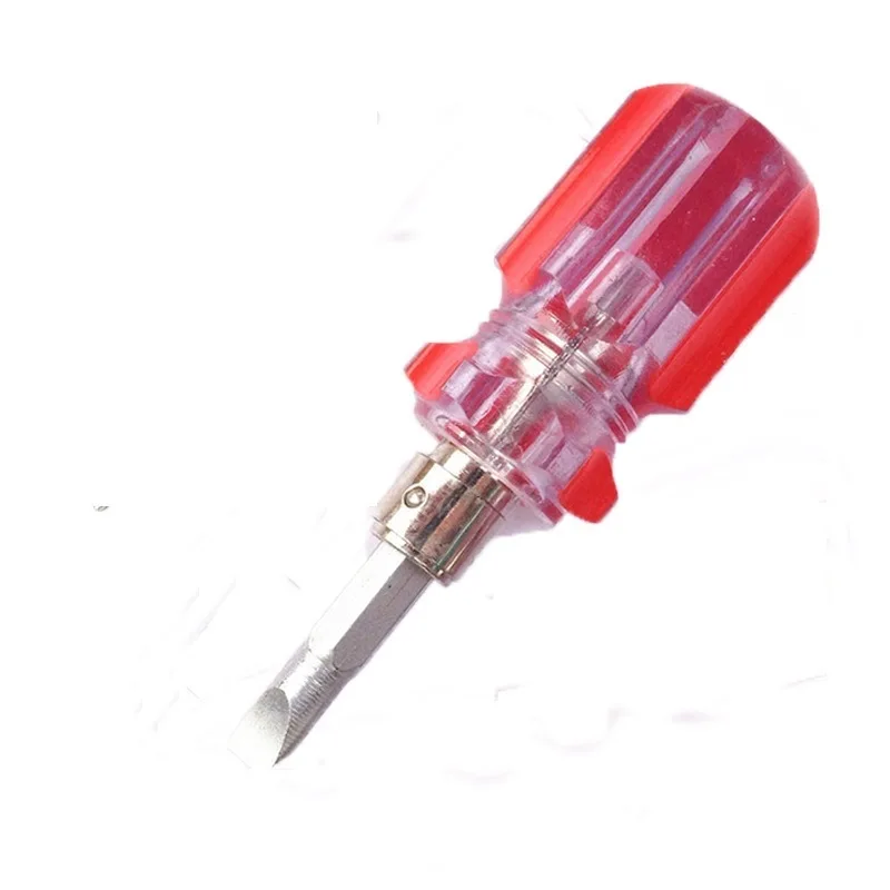 

Dual-purpose telescopic screwdriver Slotted and Phillips a screwdriver batch manual hardware tool