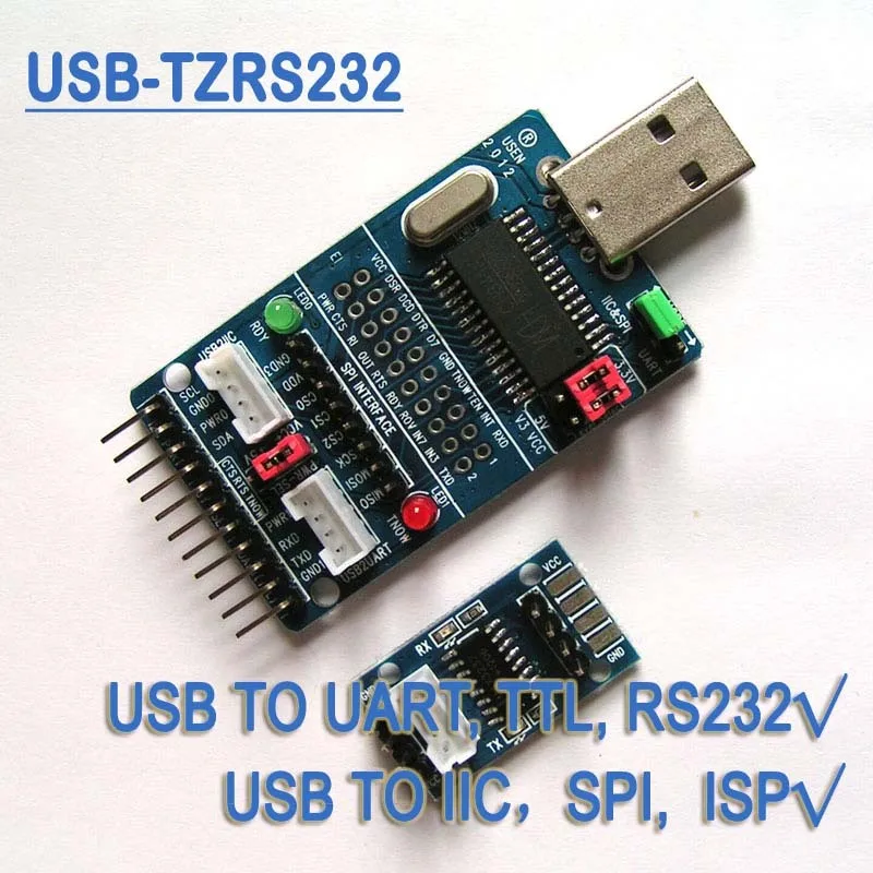 Серийный USB-конвертер USB для I2C USB-RS232 рекламные пакеты ограниченная скидка по