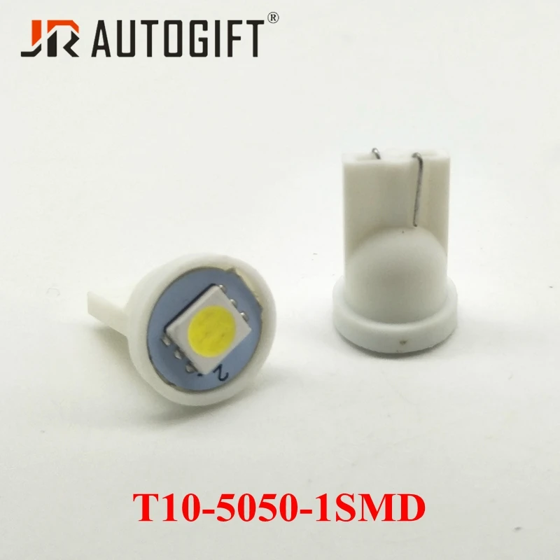 50 шт. супер яркие 12 В 24 T10 5050 1SMD светодиодный 194 168 W5W автомобисветильник боковые