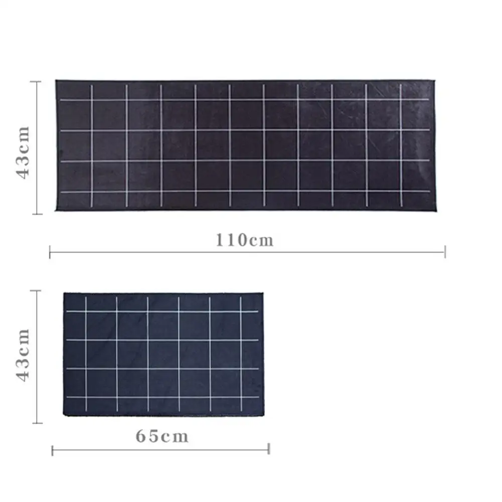 

Home Kitchen Print Bear Mats Long and Short Models Home Bedroom Absorbent Mats Non-slip Mat