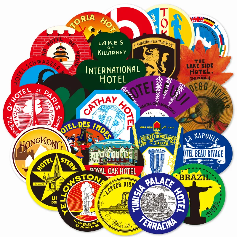 100 шт./компл. наружный пейзаж городской знак граффити наклейка s Уникальный