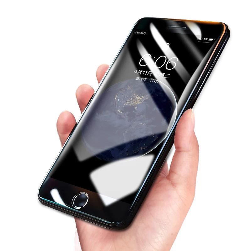 9D полное покрытие изогнутое закаленное стекло для iPhone X 7 8 6 6s Plus Защитная пленка для экрана для iPhone XS MAX Защитная стеклянная пленка