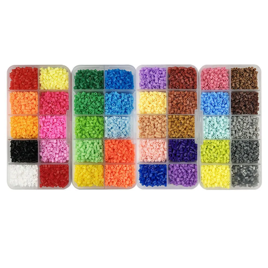 Мини 2,6 Хама бусины 80 цветов на выбор Perler бисер обучающая игрушка предохранитель шарик головоломка 3D для детей