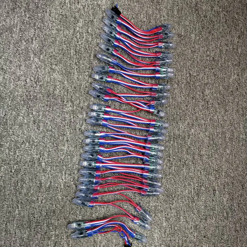 Рождественские огни IP68 Светодиодный дисплей для открытого воздуха модуль 12 мм led