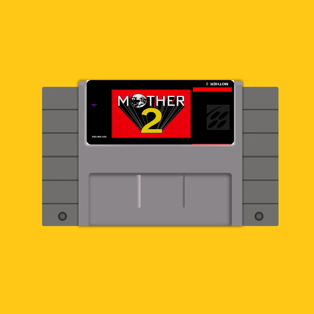 16-битная большая серая игровая карта Mother 2 для игроков в США NTSC | Электроника