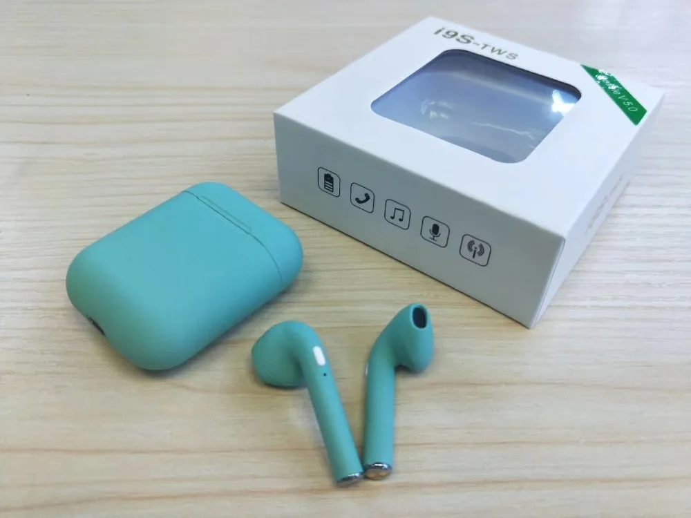 Бинауральные TWS наушники I9s tws V5.0 Bluetooth беспроводная гарнитура для iphone xs Android phone с