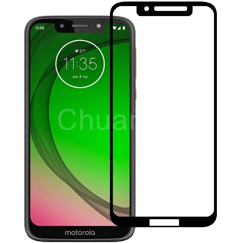 2.5D 9H Премиум Закаленное стекло для Motorola Moto G7 Play полное покрытие Защитная пленка