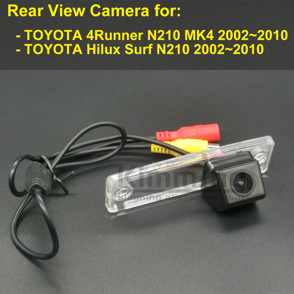 

Камера заднего вида Камера для Toyota 4runner N210 MK4 Hilux Surf 2002 2003 2004 2005 2006 2007 2008 2009 2010 Беспроводной резервного копирования Камера