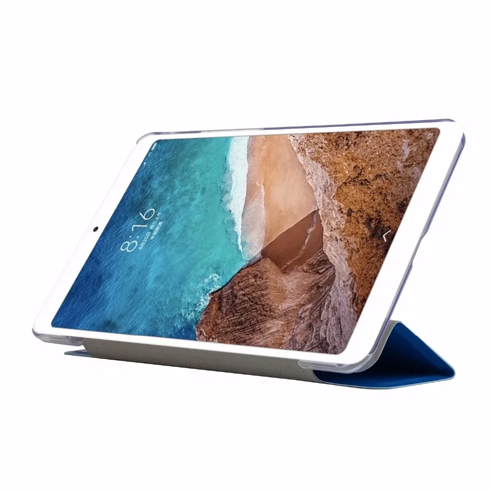 Чехол из искусственной кожи для Xiaomi Mi Pad 4 MiPad4 8 дюймовый защитный смарт чехол