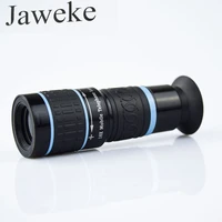 jaweke hd telephoto mobile phone lens monocular universal 18x zoom external camera big wide angle mini telescope