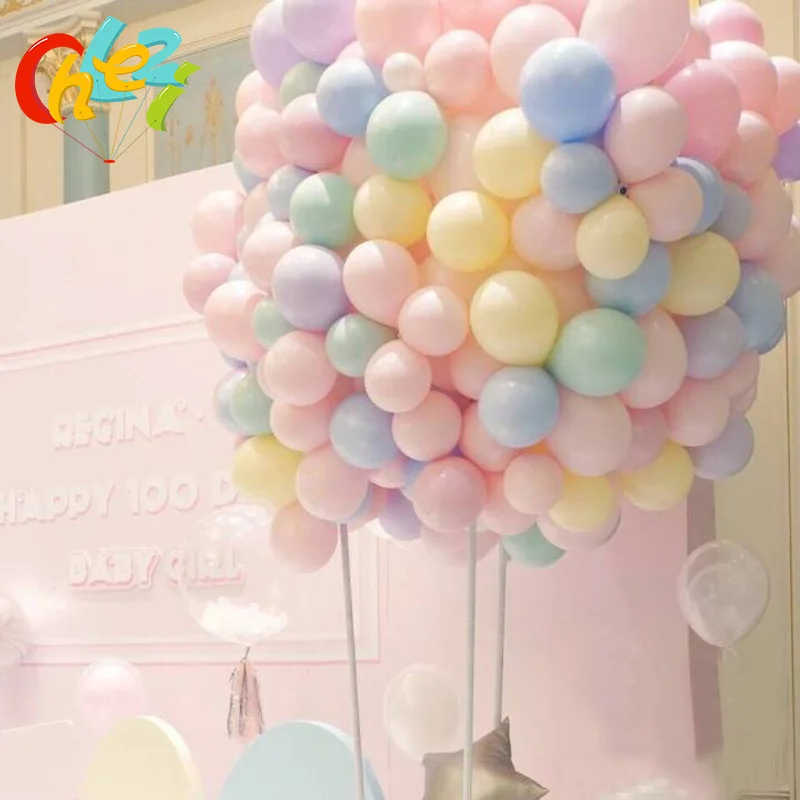 100 шт 5 дюймов/10 дюймов Macaron цветной латексный шар Свадебные Воздушные шары для