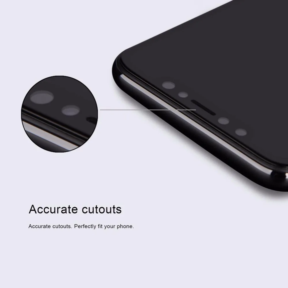 Антибликовое стекло для iphone X XS, NILLKIN, анти-писк, полное покрытие, закаленное стекло, Защита экрана для Apple iphone X S