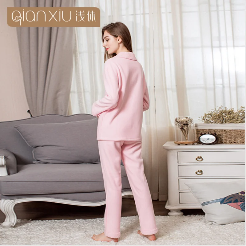 2021 Зимние повседневные женские ботинки Пижамные комплекты утолщенные теплые