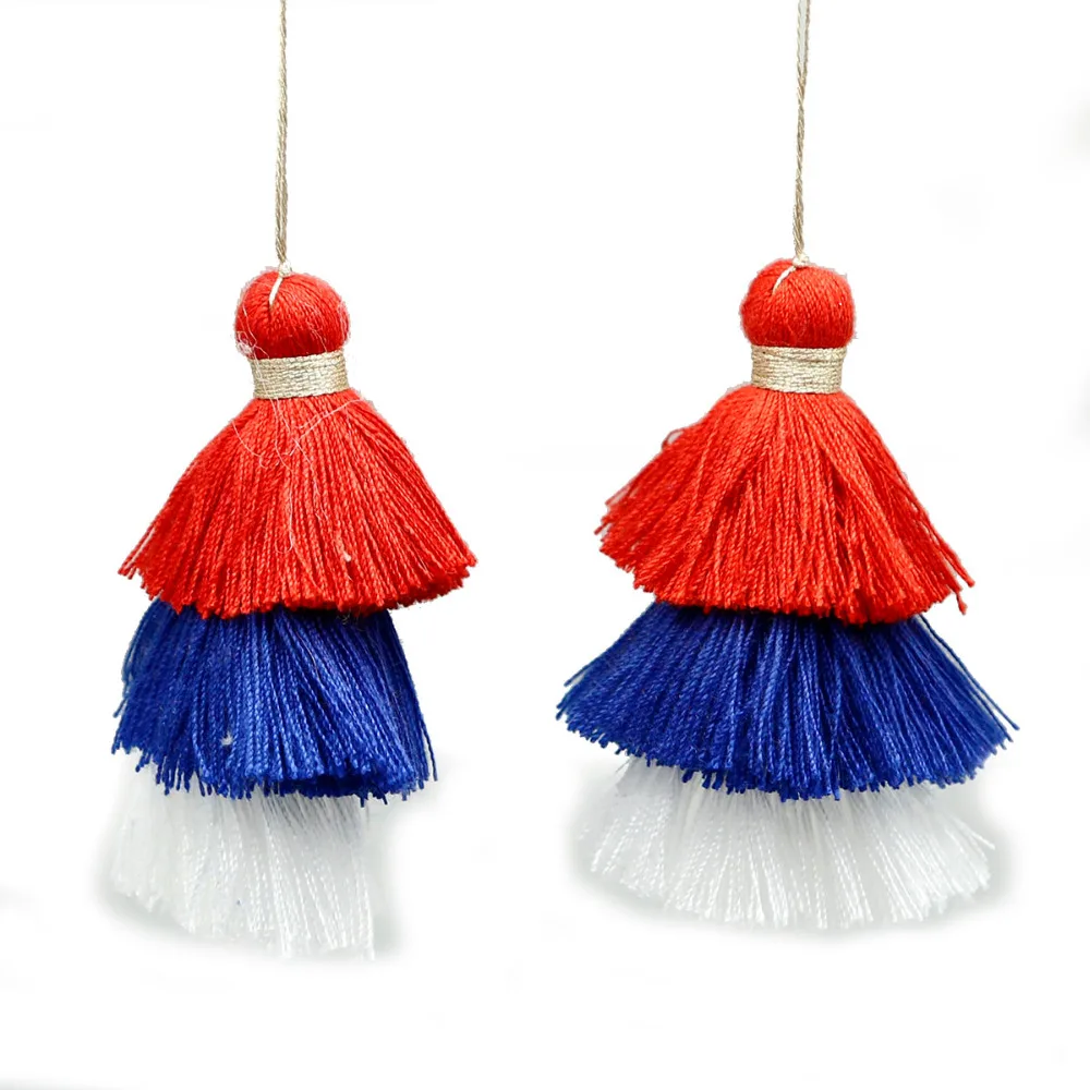 1 шт. кисточка для серёг 3 слоя|Ювелирная фурнитура и компоненты| |