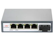 5 Порты и разъёмы гигабитный коммутатор 4E PoE один волокно 1 6 Гбит/с IEEE802.3at(30 Вт)|switch