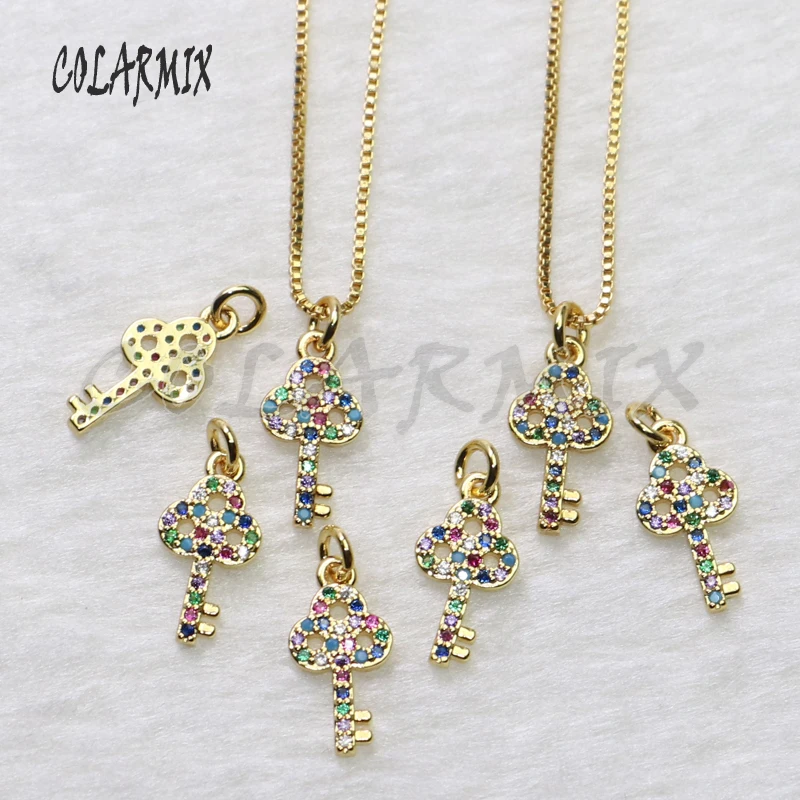 10 нитей маленькие подвески для ключей ожерелье аксессуары кулон подарок