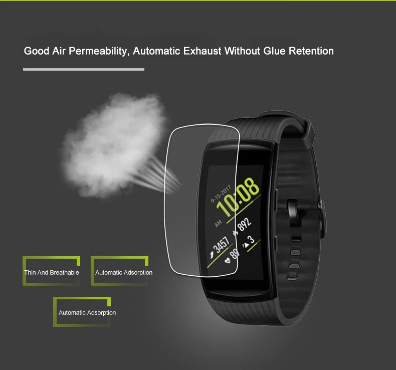 5 шт gear Fit2 мягкая защитная пленка TPU для samsung gear Fit 2 Pro для gear Fit2/Pro Полное покрытие против царапин HD защита экрана