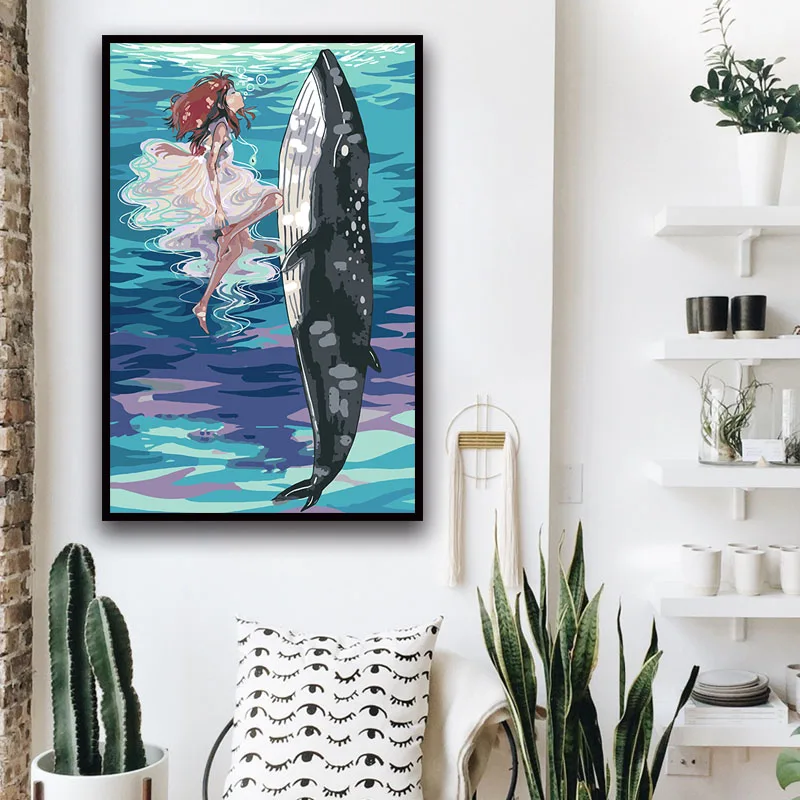 Набор для рисования по номерам на холсте сделай сам | Дом и сад