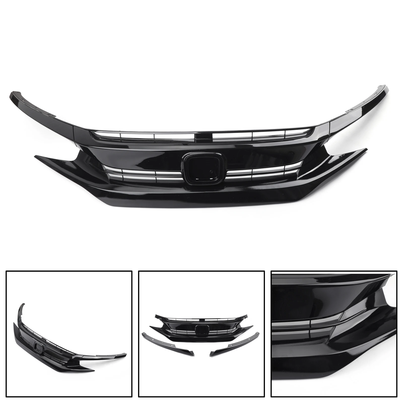 Areyourshop Решетка Переднего Капота решетка век для Honda Для Civic Coupe- СЕДАН ПЕРЕДНИЙ БАМПЕР решетка автомобиля запчасти