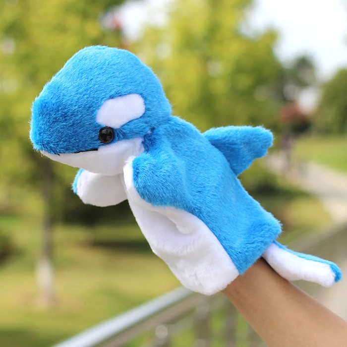 Плюшевые детские игрушки ручная кукла Дельфин большой палец Кит подарки |