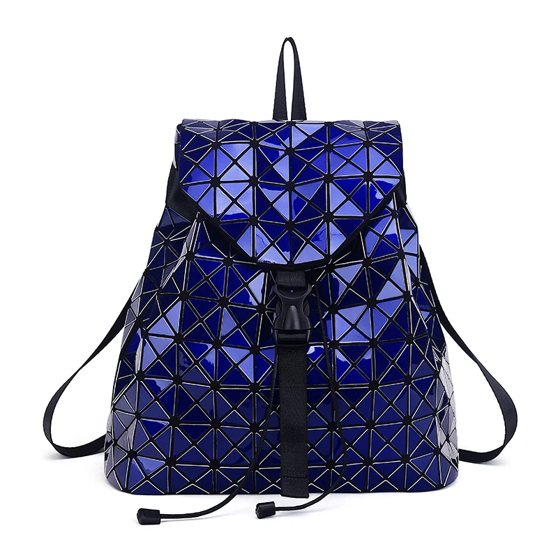 Женский рюкзак с геометрическим узором и блестками женский для