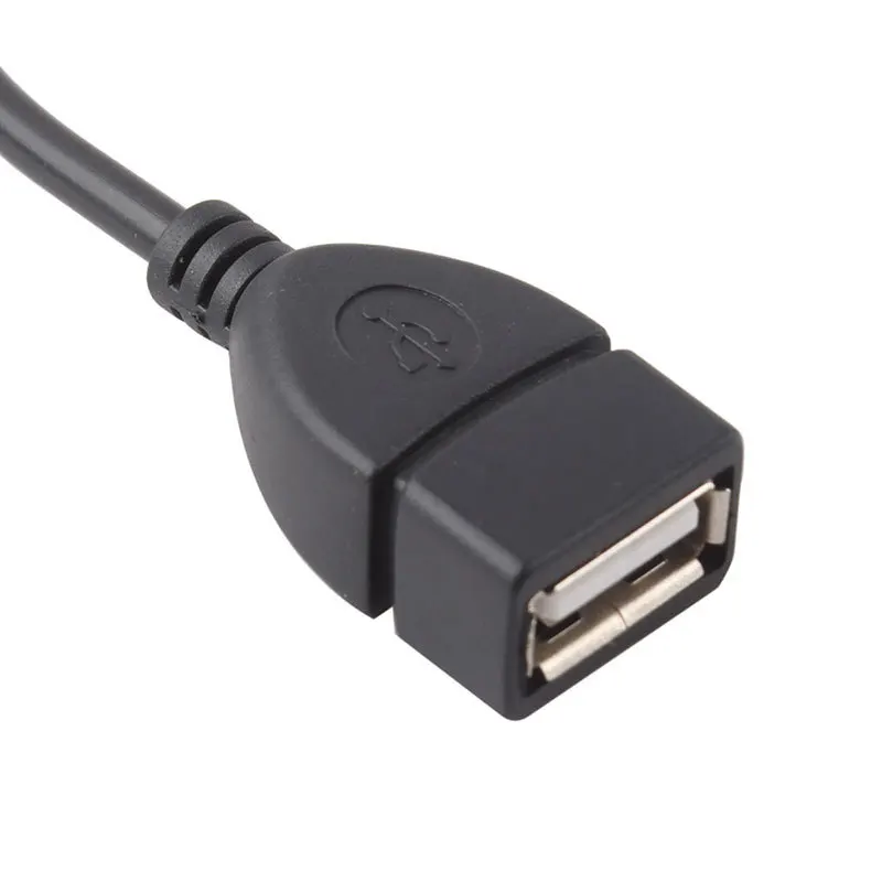 Мини USB B папа к 2 0 Женский адаптер хоста OTG удлинитель Черный 14 см #54012|usb cable uk|cable usb