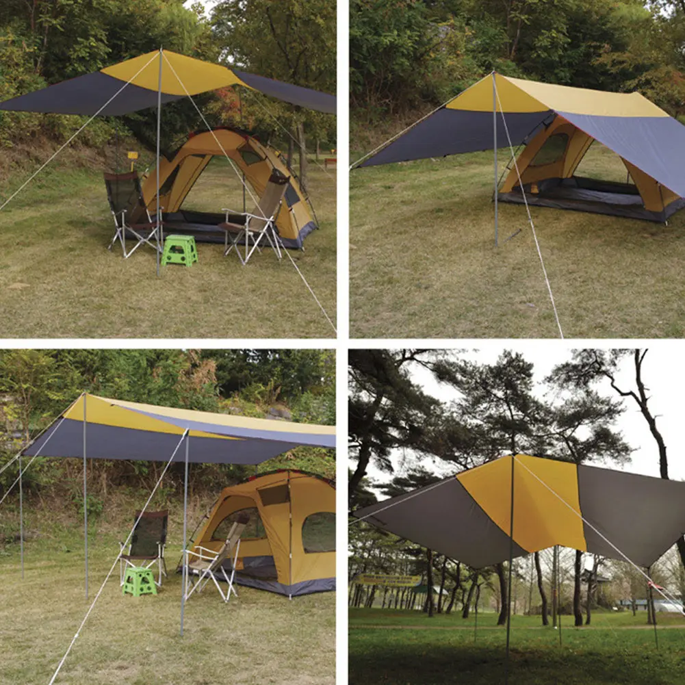 Durable With Storage Bag Tent Pole Kit Support Rod Sunshade Replacement Lightweight Outdoor Corrosion Resistant Tarp Adjustable | Спорт и
