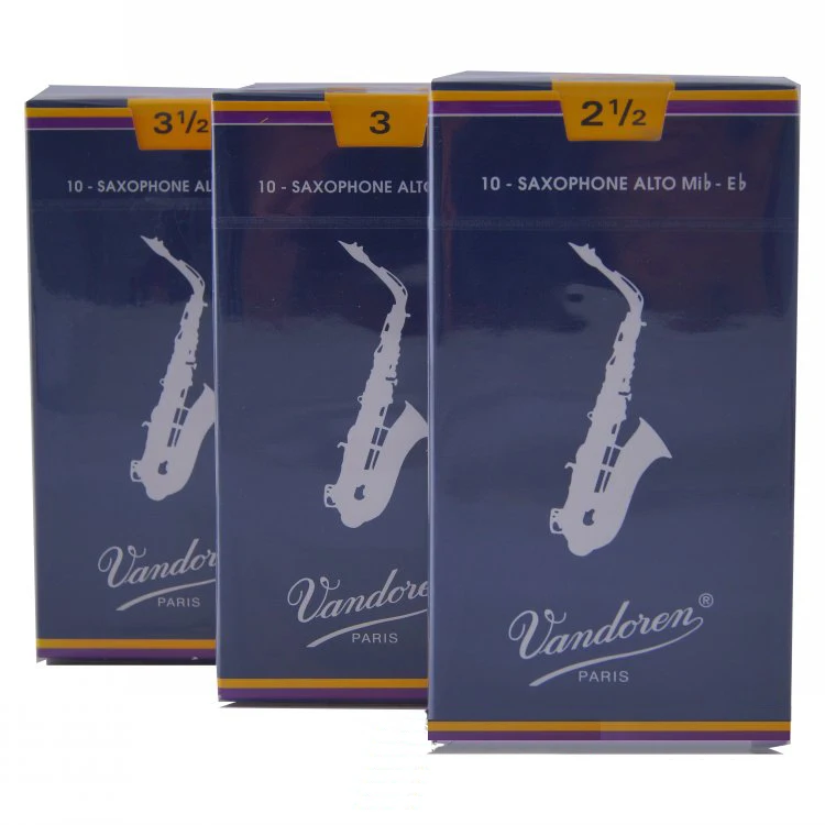 Vandoren Eb Alto Саксофон reeds 2 5 #3 0 # в синей коробке 10 бесплатная доставка|box buckle|saxophone