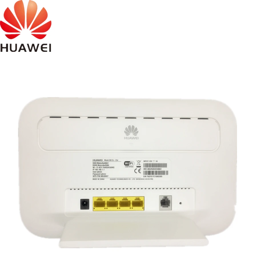 Разблокированный Huawei B612 B612s 25d маршрутизатор 4G LTE Cat.6 300Mbs CPE беспроводной + 2