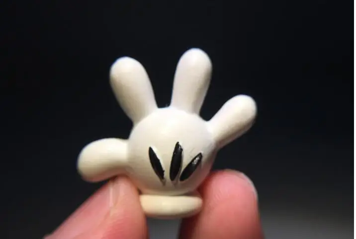 60 шт. 3 см миниатюрная голова Микки Мауса и ручная Коллекция Фигурки игрушки Маус