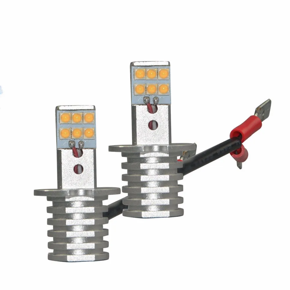 Par Lampada Led H1 H3 12 cree chip Leds 60W Efeito 12v Farol De Milha /luz de neblina|led h3|lampada led h312 |