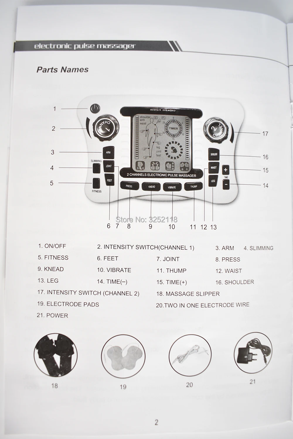 Новинка 2018 удобный массажный массажер многофункциональные поля модная упаковка