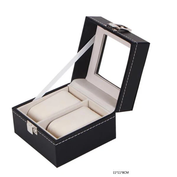 

New Fashion Watch Display Box Luxury 2-12 Grids Watch Box Case Luxury Brand Jewelry Pu Leather Watch Box Organizer Storage