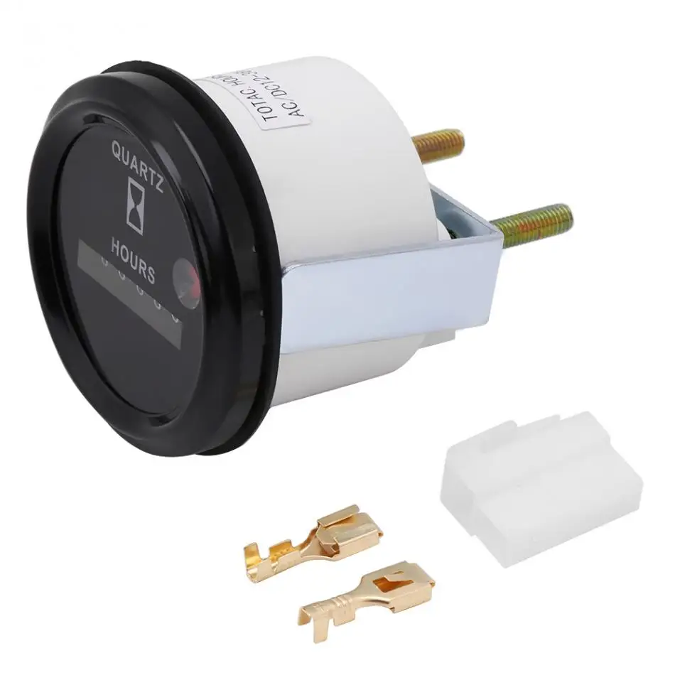 Постоянный ток переменный 6 цифр точный Круглый Кварцевый счетчик времени