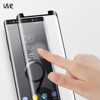 uvr for s9 plus s9plus tempered glass 3d case friendly screen protector for samsung galaxy note 9 8 note9 s9 plus case fit glass