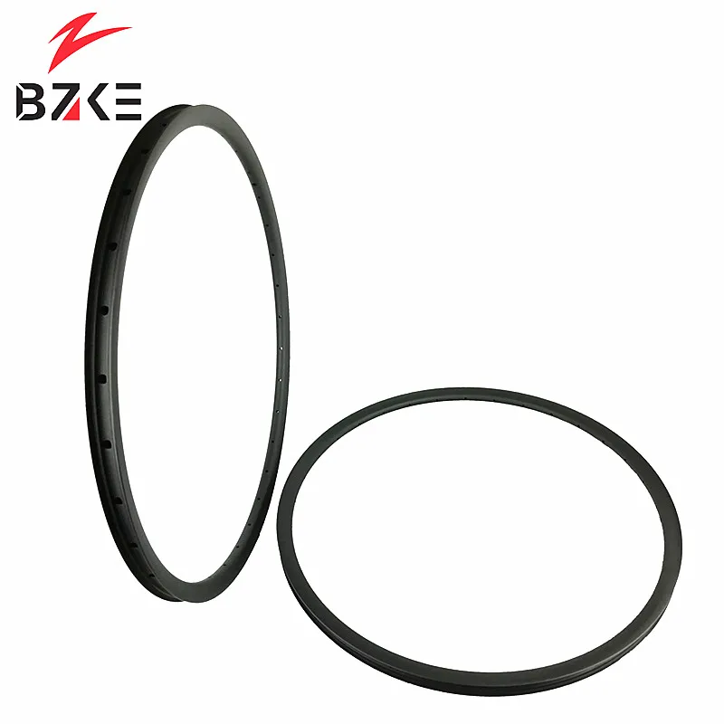 BZKE карбоновые диски mtb 29 супер светильник карбоновые велосипедные обручи 29er 310 грамм 30 мм ширина 22 мм Глубина карбоновые mtb бескамерные колеса UD МАТОВЫЕ