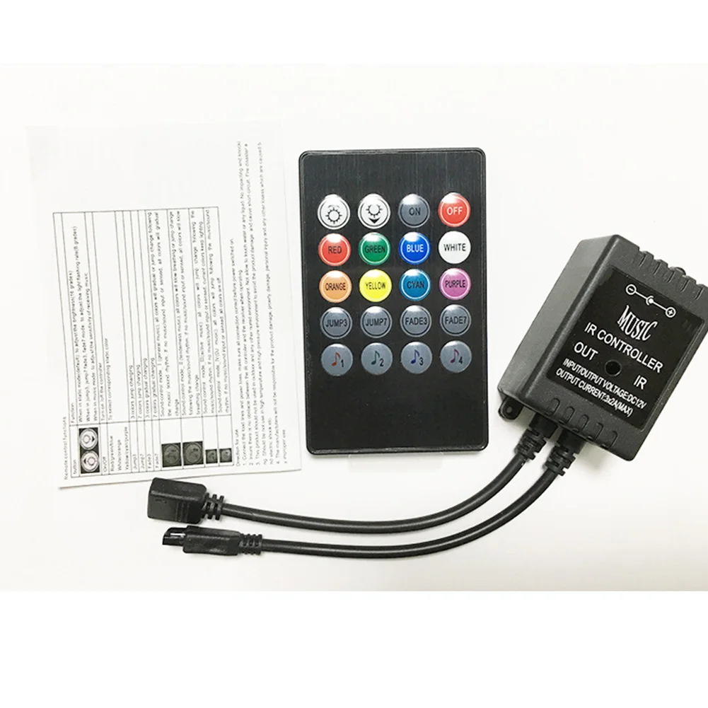 12 В 20 ключ для RGB света светодиодный пульт дистанционного управления