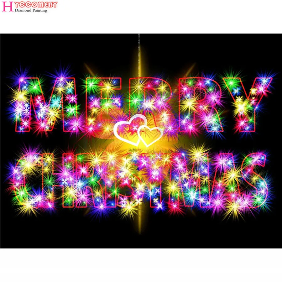 

5d diamond painting Merry Christmas full drill square diamond embroidery Cross stitch pictures rhinestones Wedding decoration