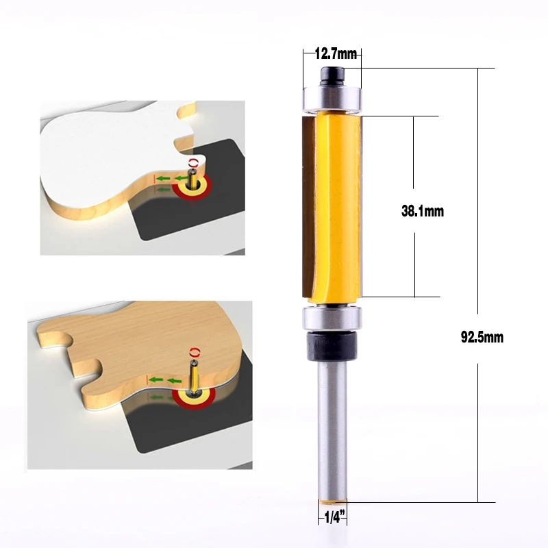 

Фреза ЧХВЖ 60081 твердосплавная 1/4"
