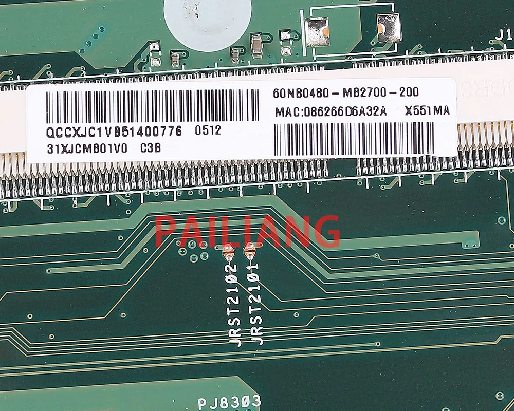 Материнская плата для ноутбука ASUS X551 X551M X551MA, материнская плата для ноутбука X551MA full tesed DDR3