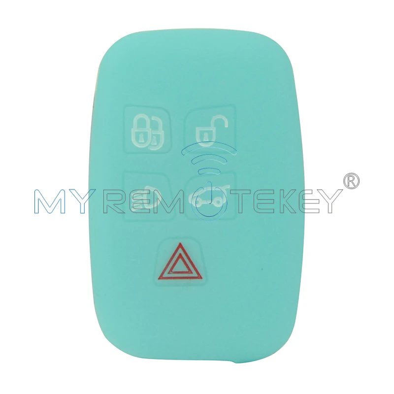 

Remtekey Car Remote Silicone Key Case Shell for Landrover Range Rover Sport 5 Button Rubber Protected Cover Remtekey